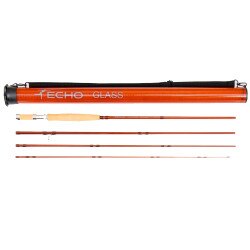 Echo River Glass Fly Rod in Seductive Carmel